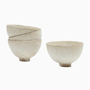 Glaze Stoneware Fiale Vessel by Raquel Vidal and Pedro Paz, Set of 4