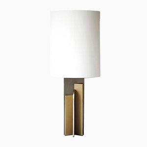 Brass Icon Table Lamp by Square In Circle