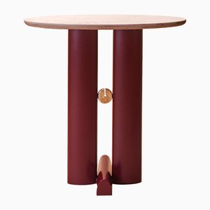 Bronze and Quartzite Alcova Side Table by Ilaria Bianchi