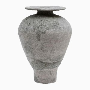 Glaze Stoneware Isolated N.7 Vase by Raquel Vidal and Pedro Paz