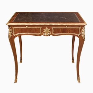 Antique French Regency Mahogany and Amaranth Desk by G. Durand