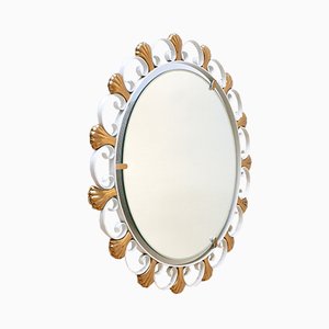 Mid-Century German Backlit Wall Mirror from Hillebrand Lighting, 1960s