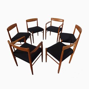Danish Teak Dining Chairs by H. W. Klein for Bramin, 1960s, Set of 6