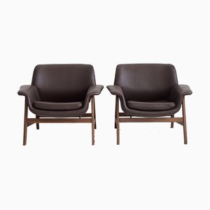 Model 849 Armchairs by Gianfranco Frattini for Cassina, 1960s, Set of 2