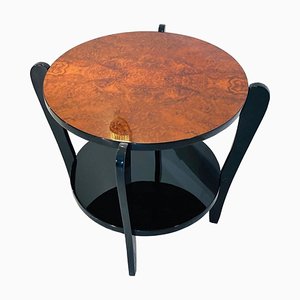 Vintage Burl Wood Side Table
