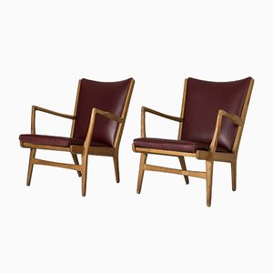 Set de Fauteuils Modèle AP 16 par Hans J. Wegner pour AP Stolen, 1960s
