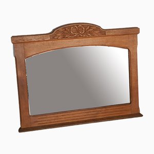 Italian Oak Mirror, 1920s