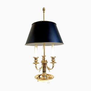 French Gilt Bronze Bouillotte Table Lamp from Chevillard, 1940s