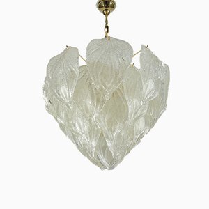 Große Deckenlampe aus Muranoglas von Mazzega, 1960er