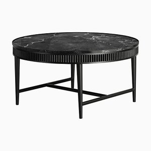 Mesa de centro Mausam en negro jet de Kam Ce Kam