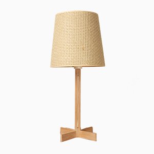 Vintage Oak Table Lamp by Hans-Agne Jakobsson for Markaryd, 1960s