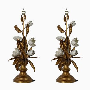 Hollywood Regency Table Lamps, 1970s, Set of 2