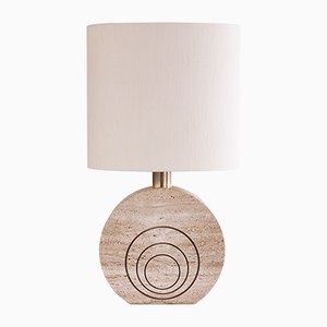 Travertine Table Lamp from Fratelli Mannelli, 1970s