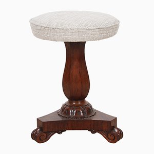 Tabouret William IV Ancien en Palissandre