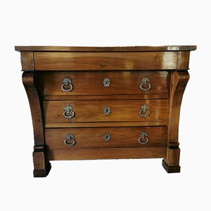Antique French Walnut Restoration Period Dresser