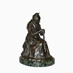 Sculpture Antique en Bronze par Gobert