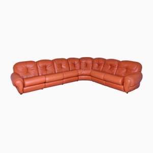 Vintage Leather Corner Sofa