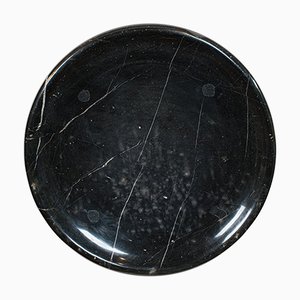 Large Vintage English Marble Bowl, 1980s