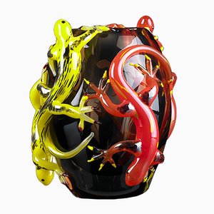 Petit Vase avec 4 Geckos par VG Design and Laboratory Department