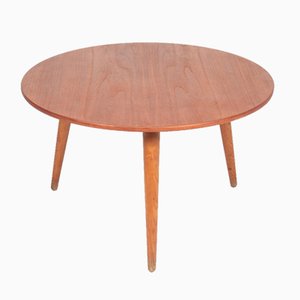 Tavolino da caffè in teak e quercia di Hans J. Wegner per Andreas Tuck, Danimarca, anni '50