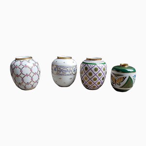 Vintage German Porcelain Vases from Arzberg, 1950s, Set of 4
