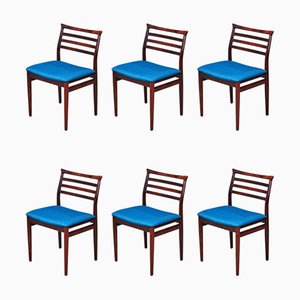 Danish Rosewood Dining Chairs by Erling Torvits for Sorø Stolefabrik, 1960s, Set of 6