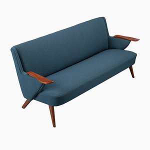 Danish Blue Sofa by Johannes Andersen for CFC Silkeborg, 1960s