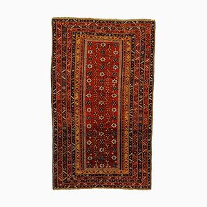 19th Century Red and Yellow Woolen Rug, 1890s