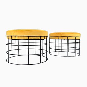 Wire Stools by Verner Panton, 1960s, Set of 2