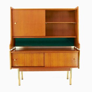 Enfilade Scandinave en Teck et Laiton, 1950s