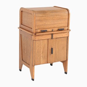 Art Deco Dutch Oak Desk from Allan & Co., 1920s