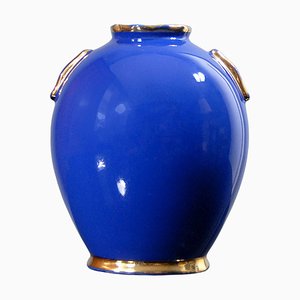 Belgische Vintage Vase von R. Chevalier für Boch Frères