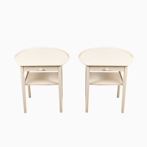 Tables de Chevet par Sven Engström & Gunnar Myrstrand pour Bodafors, années 60, Set de 2