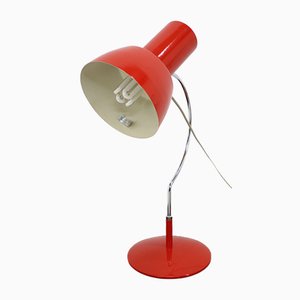Mid-Century Red Table Lamp from Napako, 1960s