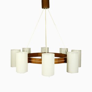 Large Swedish Chandelier by Uno & Östen Kristiansson for Luxus, 1960s