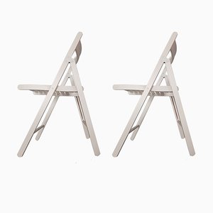 Chaises Pliantes Mid-Century, Set de 2