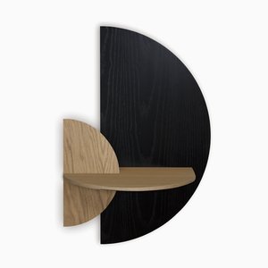 Alba L Semi Circle Bedside Table by Daniel García Sánchez for Woodendot