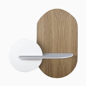 Alba M Oval Wall Shelf by Daniel García Sánchez for Woodendot