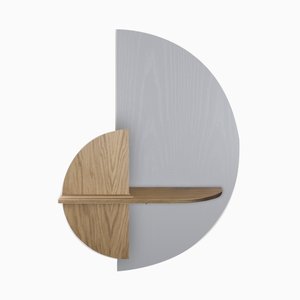 Alba M Semi Circle Wall Shelf by Daniel García Sánchez for Woodendot