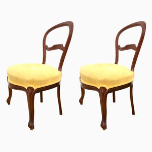 Antique Mahogany Chairs, Set of 2