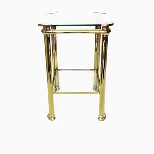 Vintage Italian Brass Side Table from Mara