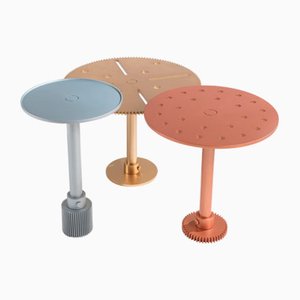 Tables d'Appoint Maseen A-X en Métal Couleur Laiton par Samer Alameen pour JCP Universe, Set de 3