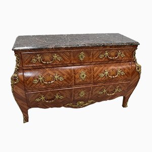 Mid-Century Louis XIV Style Rosewood Tombeau Commode