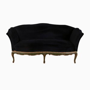 Antique French Velvet Sofa