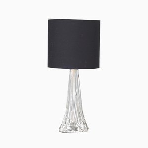 Mid-Century Cut Glass Table Lamp, 1960s