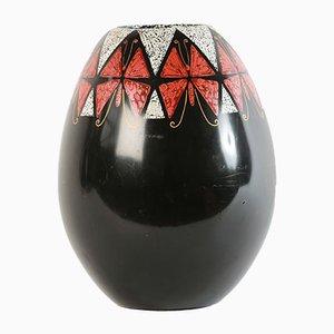 Vase Art Déco en Métal par R.Neykova, 1930s