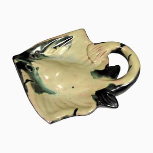 Plato de cerámica de Ceramique Ricard, años 50