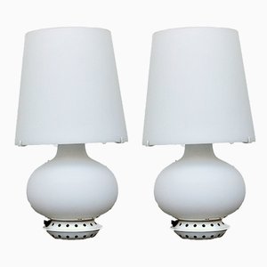 Model 1853 Table Lamps by Max Ingrand for Fontana Arte, 1970s, Set of 2