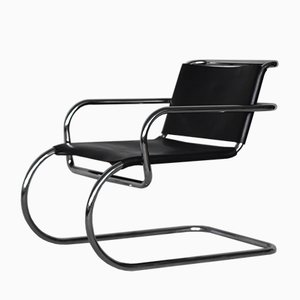 German Leather Armchair by Franco Albini for Tecta, 1950s