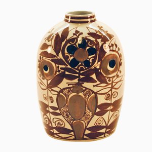Mid-Century Vase by Kari Christiansen for Aluminia, 1950s